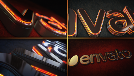 Preview Magma Glow Logo Reveal