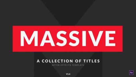 Preview Massive Titles Pack For After Effects 21880085