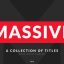 Preview Massive Titles Pack For After Effects 21880085
