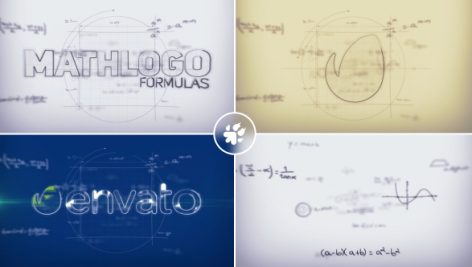 Preview Math Formulas Logo Reveal 19564497