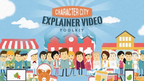 Preview Mega Explainer Toolkit Character City 13085392