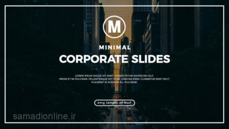 Preview Minimal Corporate Slides 87497