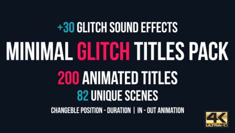 Preview Minimal Glitch Titles Pack 30 Glitch Sound Effects 16146631