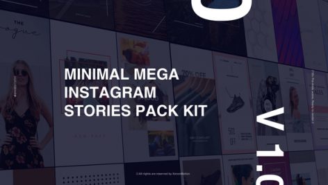 Preview Minimal Mega Instagram Stories Pack Kit 22393686