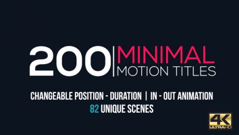 Preview Minimal Motion Titles Pack 15713320