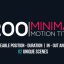 Preview Minimal Motion Titles Pack 15713320