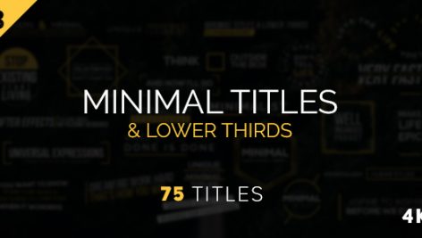 Preview Minimal Titles Lower Thirds 17156267