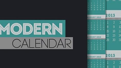 Preview Modern Calendar