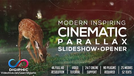 Preview Modern Inspiring Cinematic Parallax Slideshow Opener 19316873