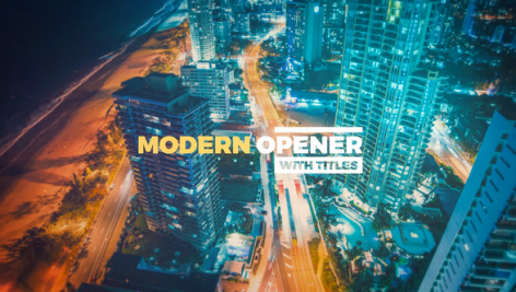 Preview Modern Opener With Titles 20501638