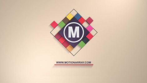 Preview Motion Array 3D Cubes Logo