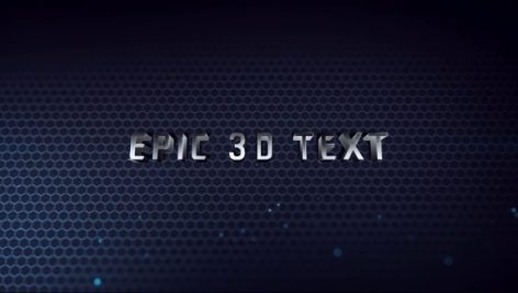 Preview Motion Array Epic 3D Titles