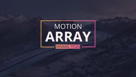Preview Motion Array Simple Minimal Titles