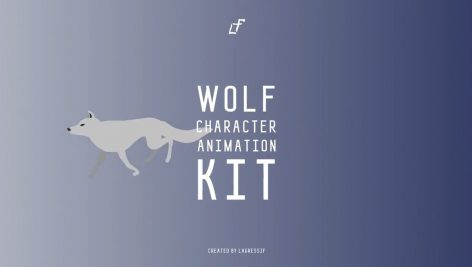 Preview Motion Array Wolf Character Animation Kit