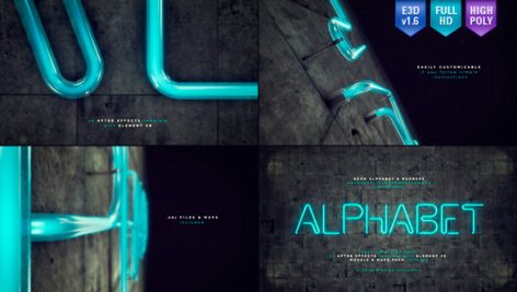 Preview Neon Alphabet Numbers 6552366