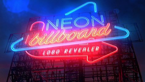 Preview Neon Billboard Logo Revealer 21763750