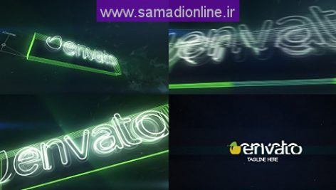 Preview Neon Glitch Logo Reveal