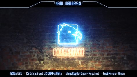 Preview Neon Logo Reveal 16184476
