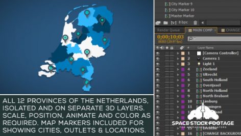 Preview Netherlands Map Kit 18067280