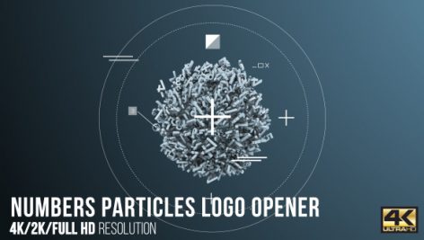 Preview Numbers Particles Logo Opener 15697840