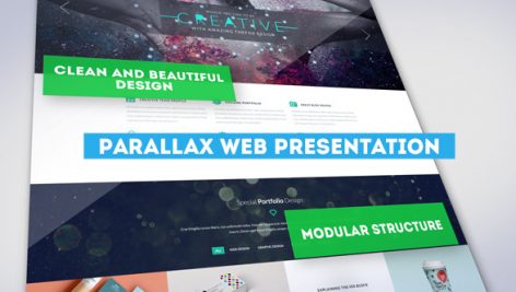 Preview Parallax Web Presentation 10057422