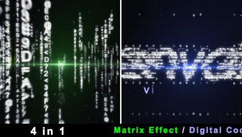 Preview Particle Effect 4 Digital Code And Matrix