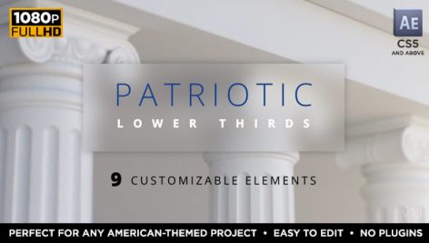 Preview Patriotic Lower Thirds 18139016