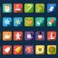 Preview Pond5 Flat Style Animated Christmas And New Year Icons 1