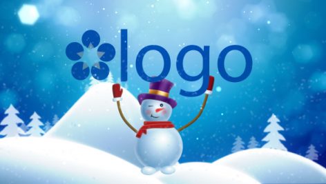 Preview Pond5 Snowman Brings Logo