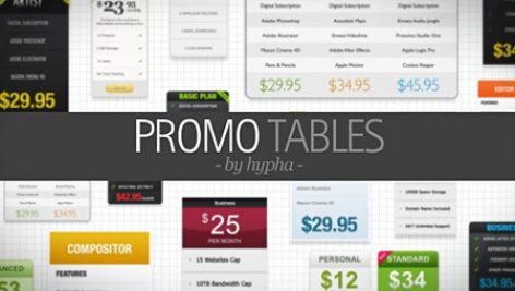 Preview Promo Tables