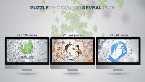 Preview Puzzle Photo Logo Reveal Pack 20946617