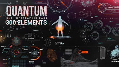 Preview Quantum Hud Infographic