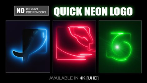 Preview Quick Neon Logo 19802614