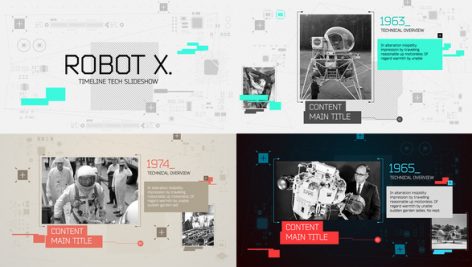 Preview Robot X. Timeline Slideshow 15994369