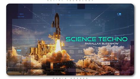 Preview Science Techno Parallax Slideshow 20596470
