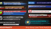 Preview Shiny Glossy Lower Thirds Pack10 In 1