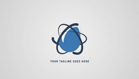 Preview Simple Atom Logo Reveal