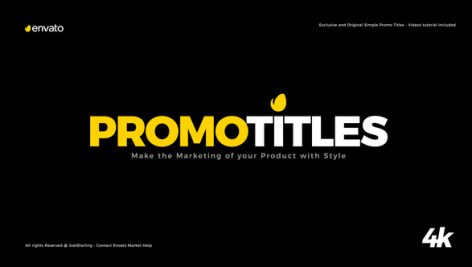 Preview Simple Promo Titles Package 22451056