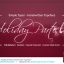 Preview Simple Typer Holiday Particles Handwritten Typeface 22733481
