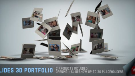Preview Slides 3D Portfolio And Opening
