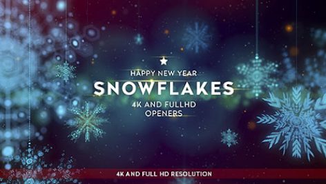 Preview Snowflakes 4K Openers 13599466