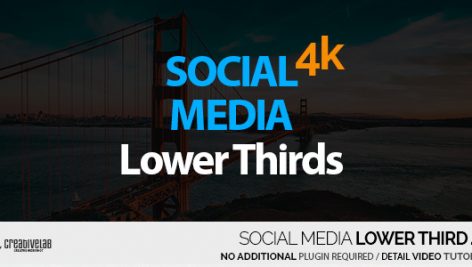 Preview Social Media Lower Thirds 4K 20954851