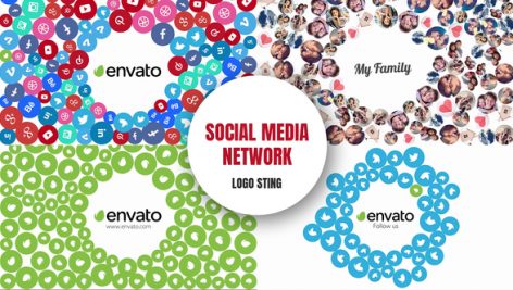 Preview Social Media Network Logo Sting 11527305