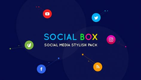 Preview Socialbox Social Media Intro And Outro For Social Media Links Promotion 20534548