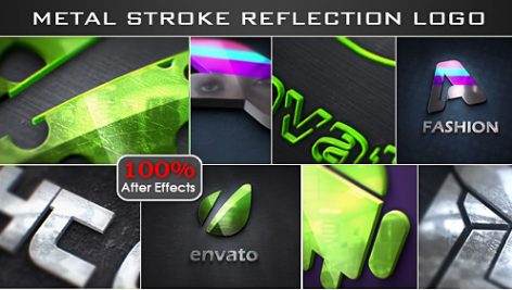 Preview Stroke Metal Reflection Logo 6163882