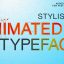 Preview Stylish Animated Typeface 6145345