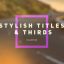 Preview Stylish Titles Thirds 12251144