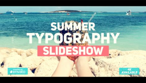 Preview Summer Typography Slideshow 19835806