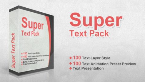 Preview Super Text Pack