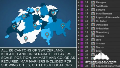 Preview Switzerland Map Kit 21013469